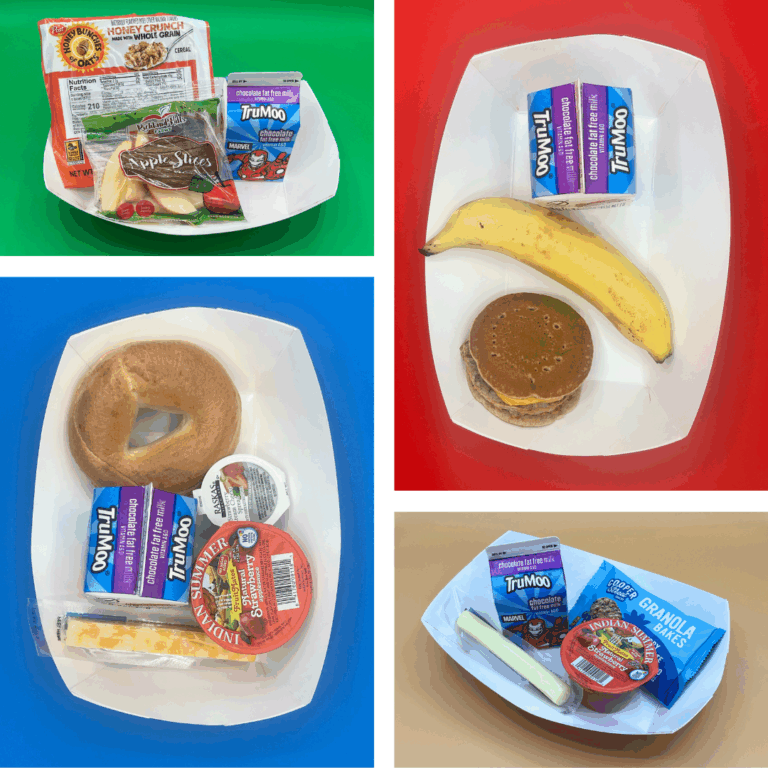 breakfast menus for SY25-26